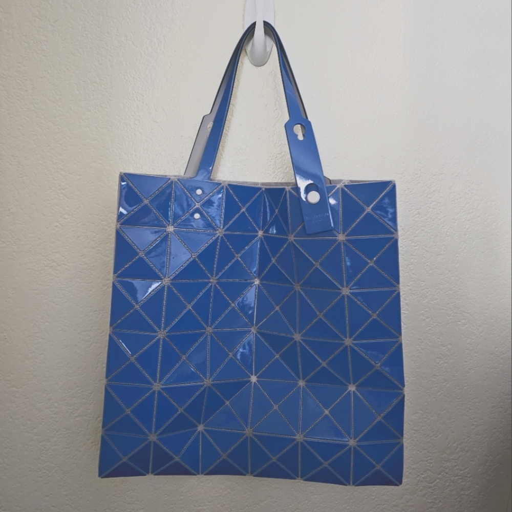 Bao Bao Issey Miyake Lucent Tote - Blue NWT